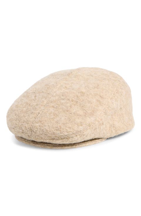 Wool Blend Newsboy Cap