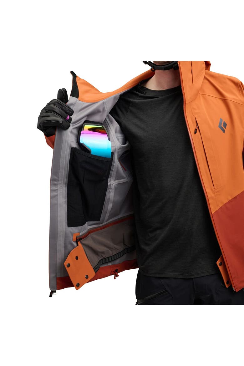 Recon Stretch Ski Shell - Men's, Alternate, color, Saffron/Burnt Sienna