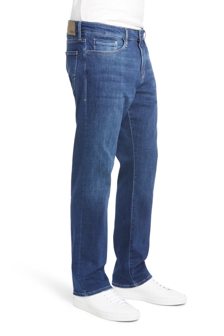 Matt Relaxed Straight Fit Jeans, Alternate, color, DARK FEATHER BLUE