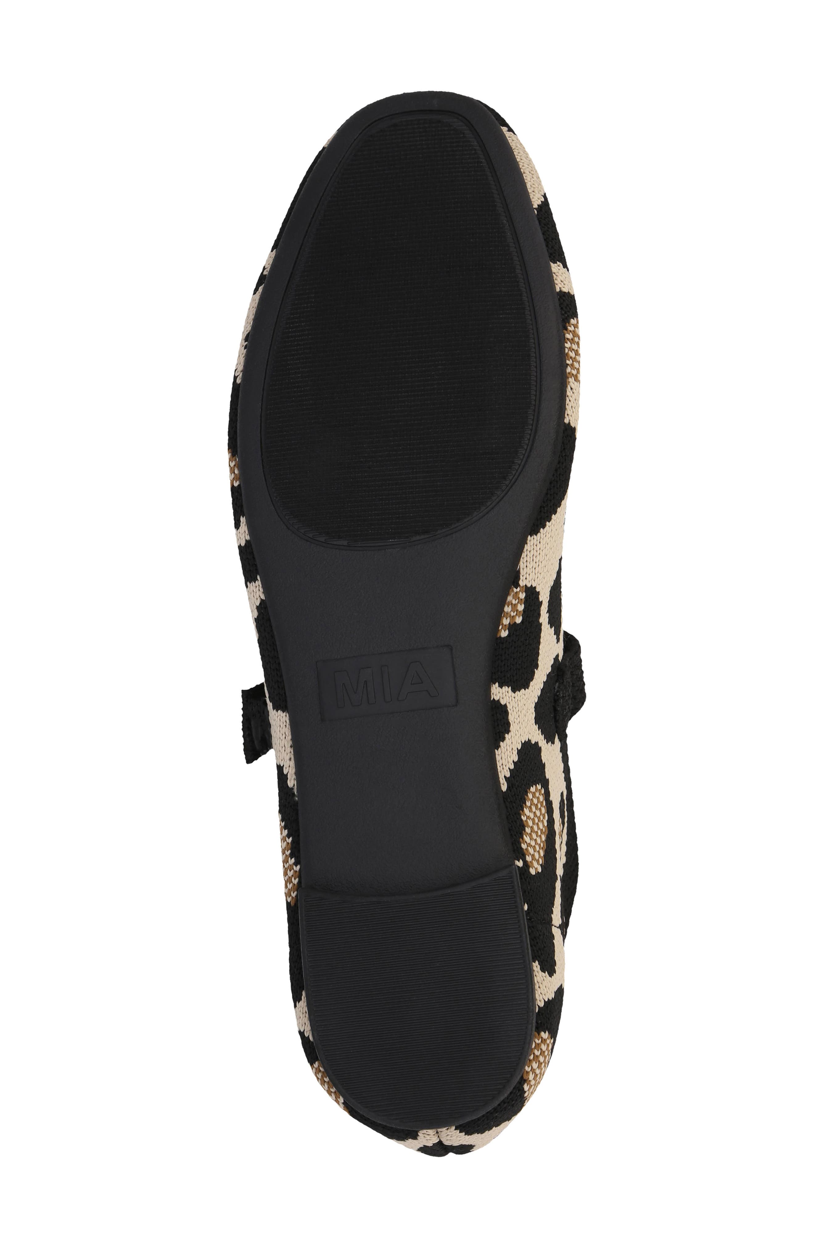 Brita-C Knit Mary Jane Flat, Alternate, color, LEOPARD PRINT
