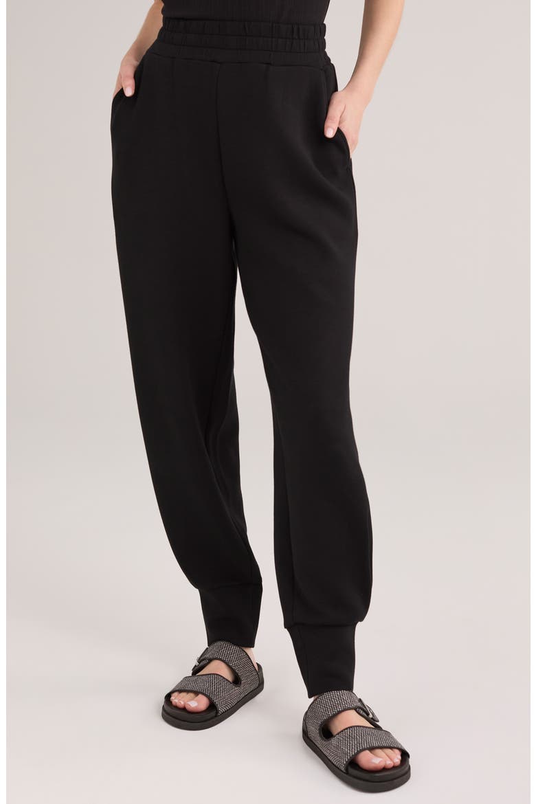 The Slim Cuff DoubleSoft® Pants, Main, color, BLACK