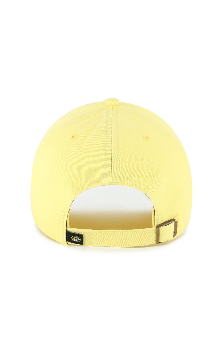 '47 Men's '47 Gold Missouri Tigers Clean Up Adjustable Hat, Alternate, color,