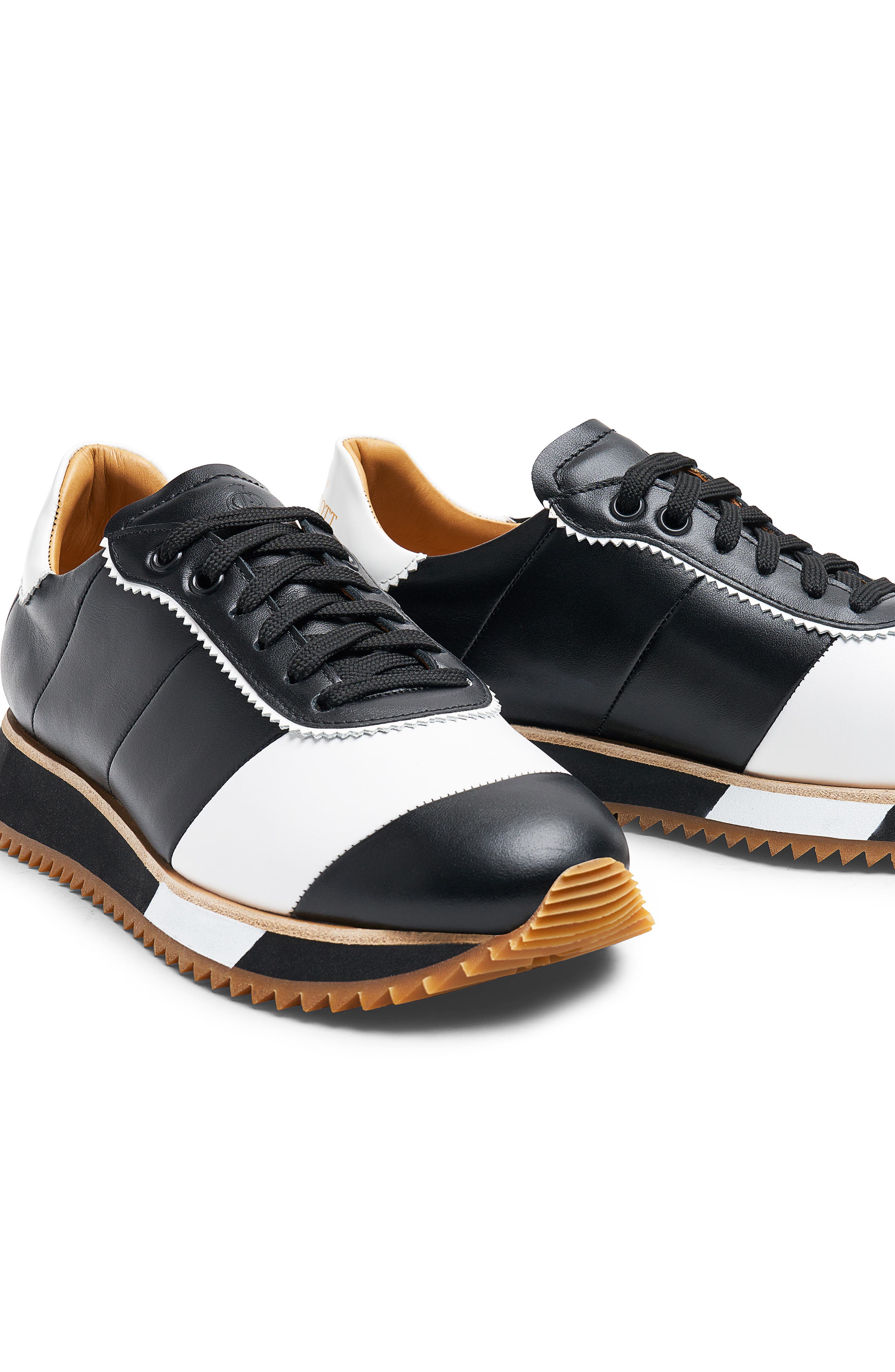 The Office of Angela Scott The Quinn Sneaker, Alternate, color, Black