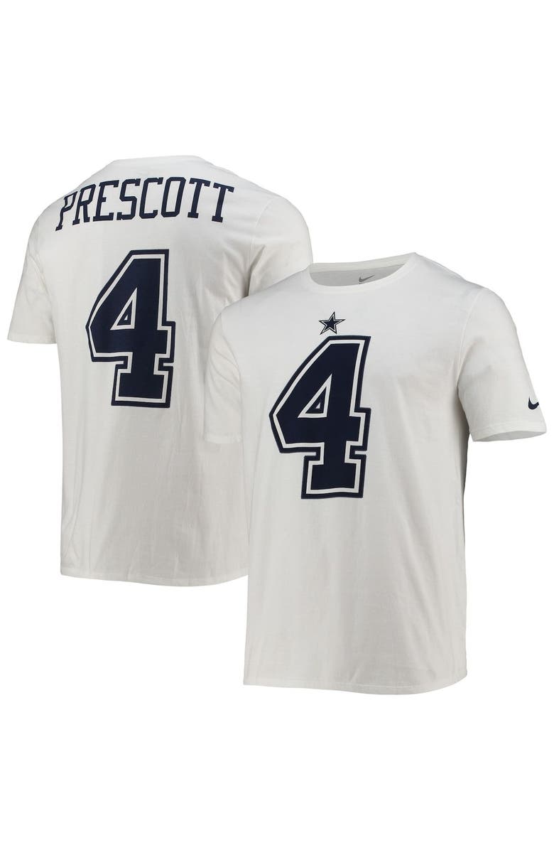 Nike Men's Nike Dak Prescott White Dallas Cowboys Player Pride Color Rush Name & Number T-Shirt, Main, color, 