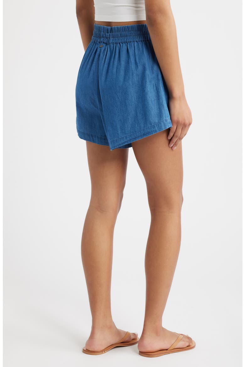 Catalina Island Cotton Shorts, Alternate, color, MID BLUE