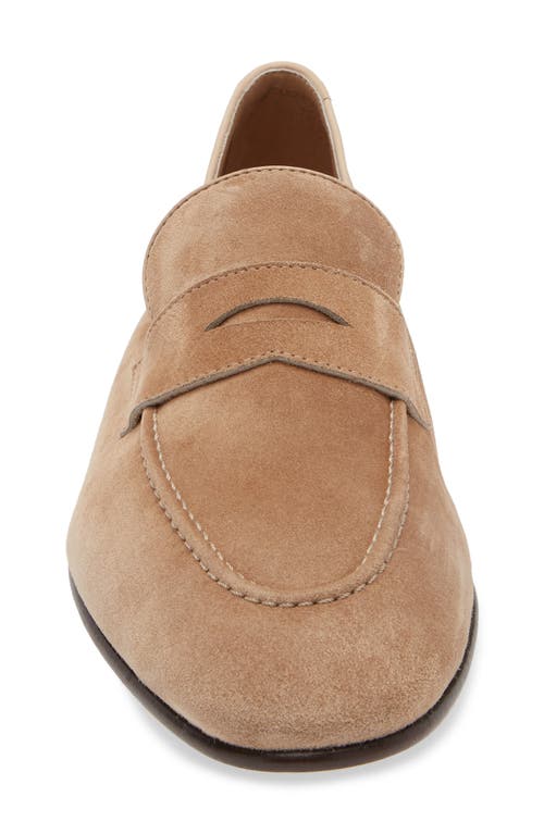 Brunello Cucinelli Suede Loafers In C2767 Brown