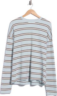 DENIM AND FLOWER Striped Long Sleeve T-Shirt