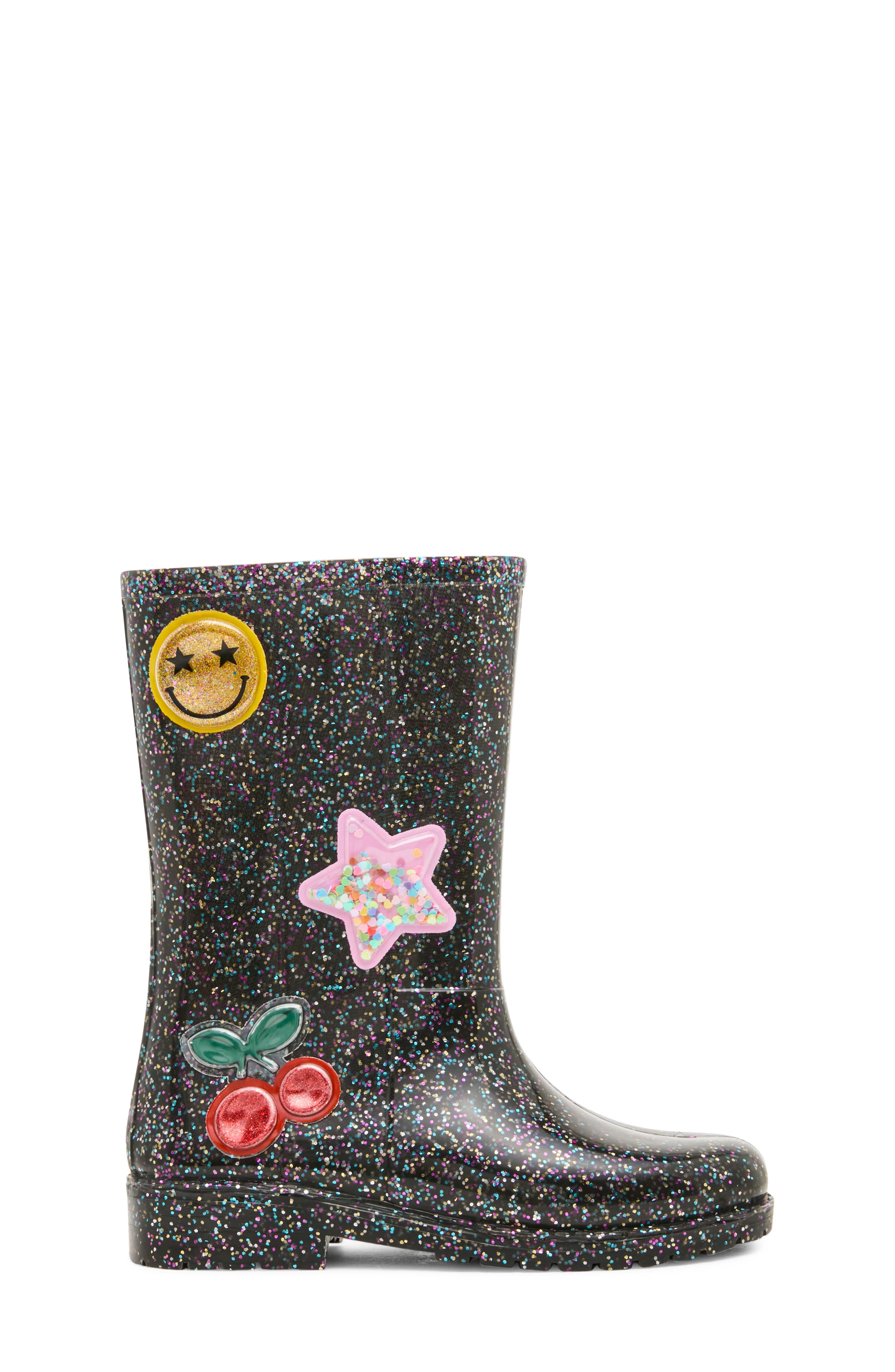 Kids' Jkoodles Rain Boot, Alternate, color, BLACK