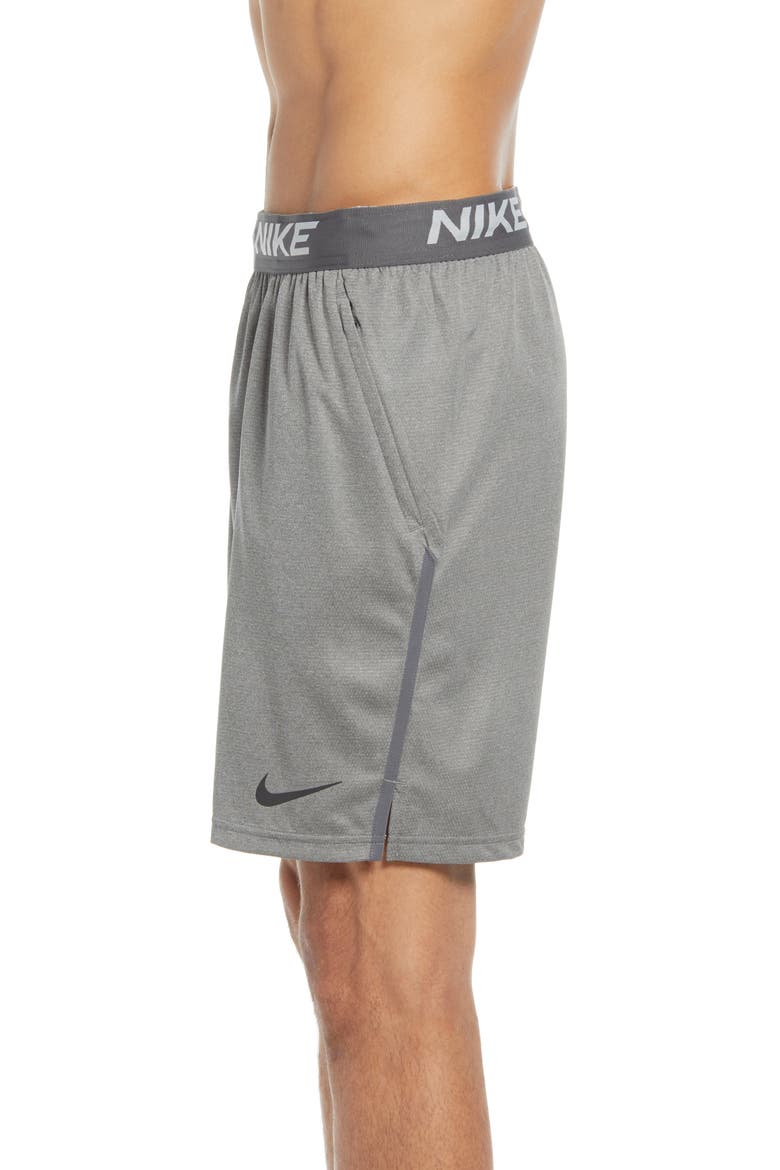 Dri-FIT Veneer Training Shorts, Alternate, color, IRON GREY/ LIGHT SMOKE GREY