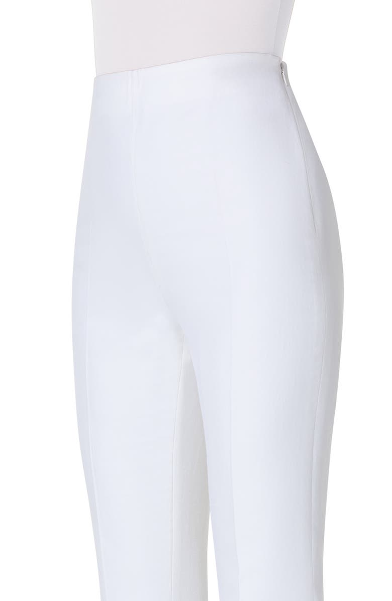 Akris Faralda High Waist Bootcut Cotton Blend Pants, Alternate, color,