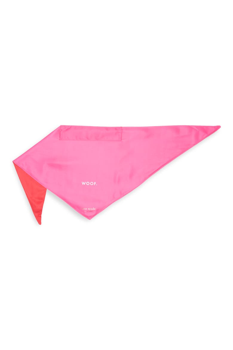 Large Dog Bandana, Alternate, color, RED AND PINK