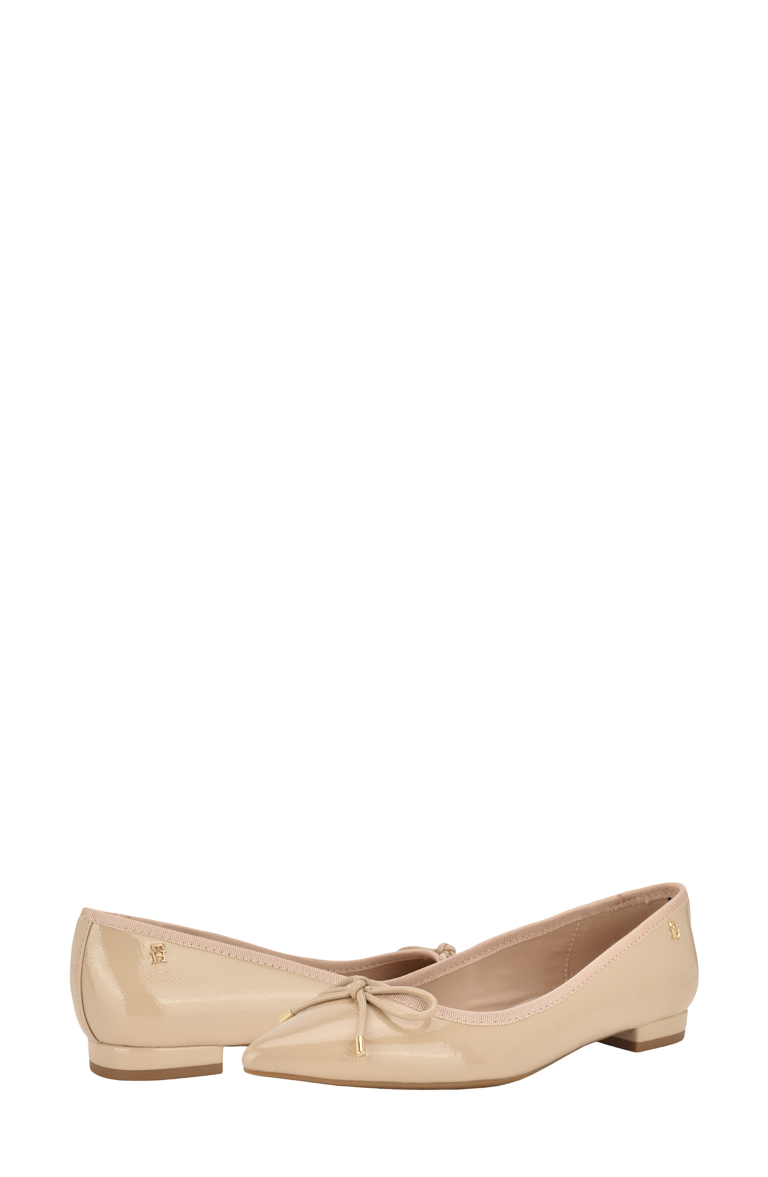 Tommy Hilfiger Kimio Pointed Toe Flat, Alternate, color, Light Natural