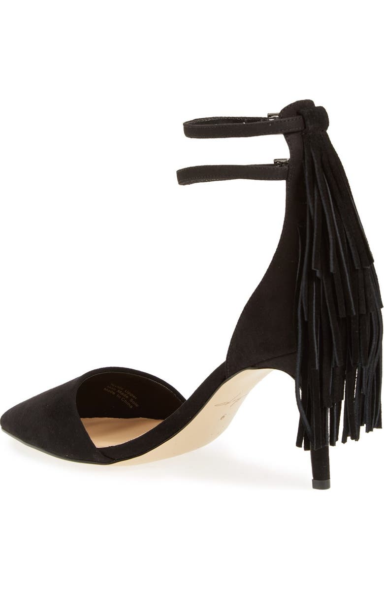 Daya by Zendaya 'Ansley' Fringe Pointy Toe Pump, Alternate, color,