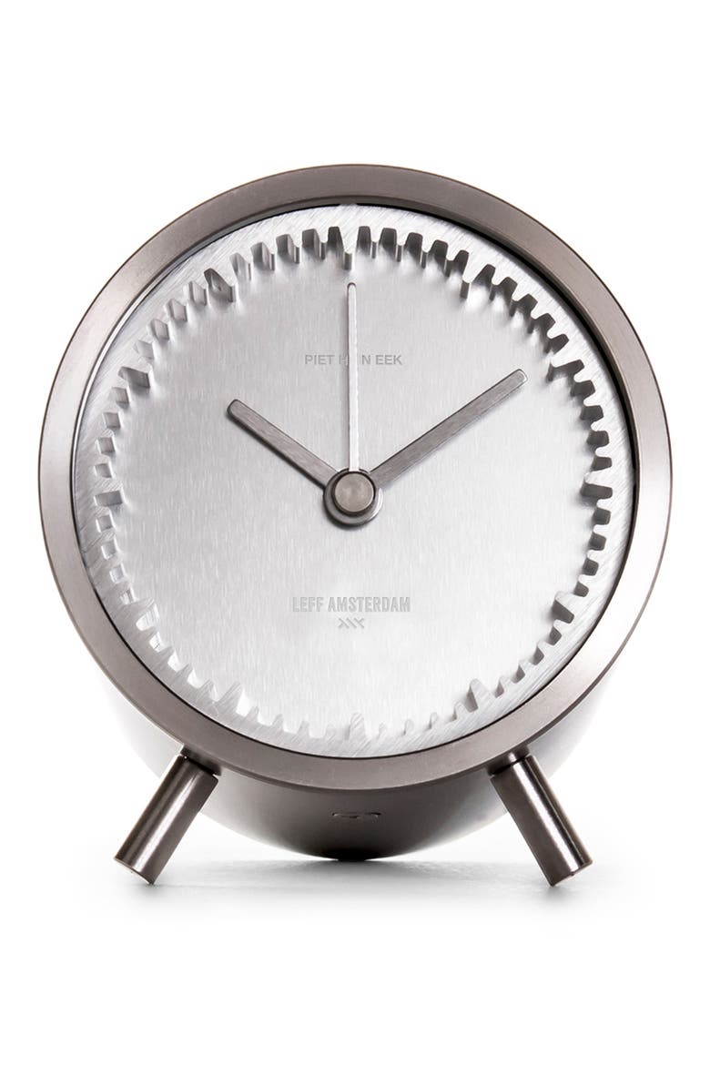 Tube Desk Clock, Alternate, color, STEEL