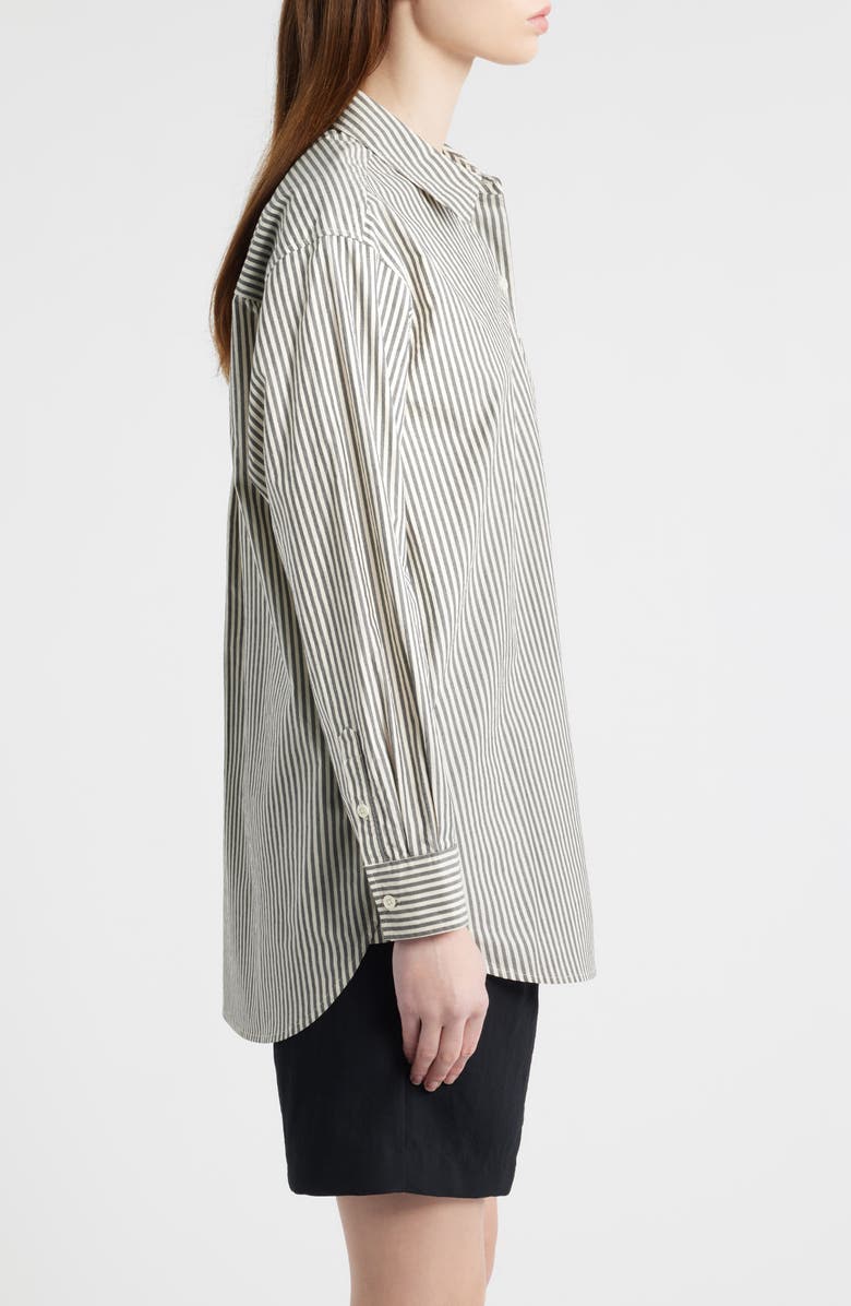 Rails Elsa Stripe Button-Up Shirt, Alternate, color, Noir Stripe