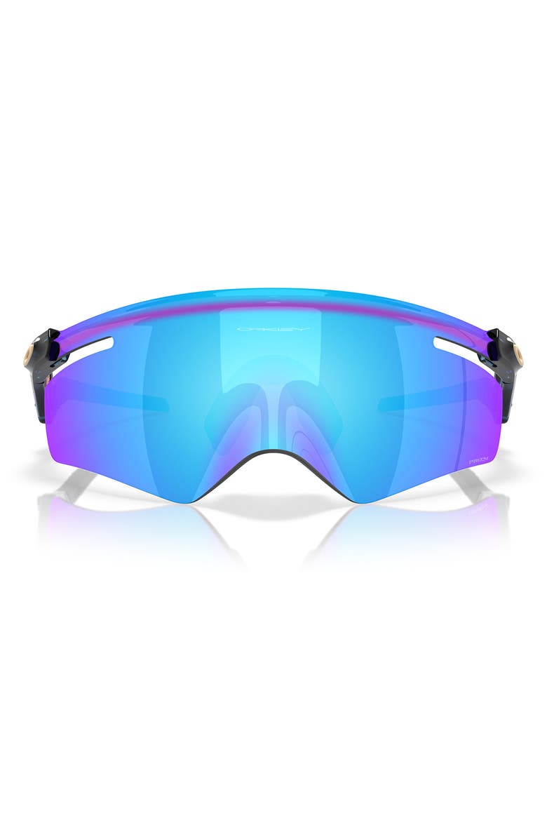 Oakley QNTM Kato<sup>™</sup> 156mm Prizm<sup>™</sup> Shield Sunglasses, Main, color, Sapphire