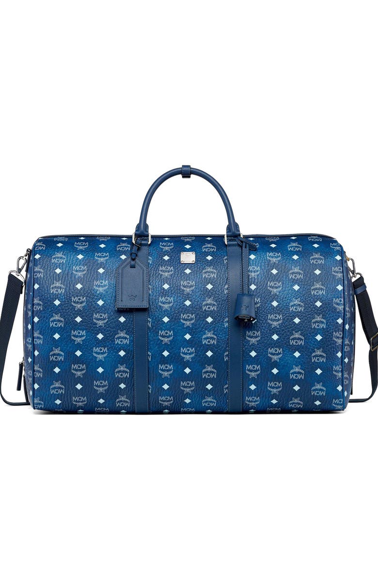 MCM Large Ottomar Weekender Bag in Visetos, Main, color,