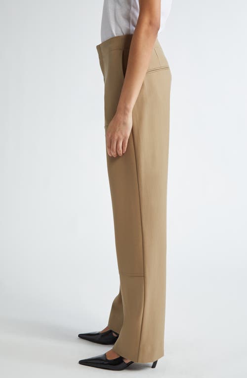 Bite Studios Worker Wool Twill Trousers In Beachwood