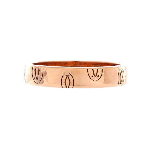 Logo de Cartier Wedding Band Ring 18K Rose Gold