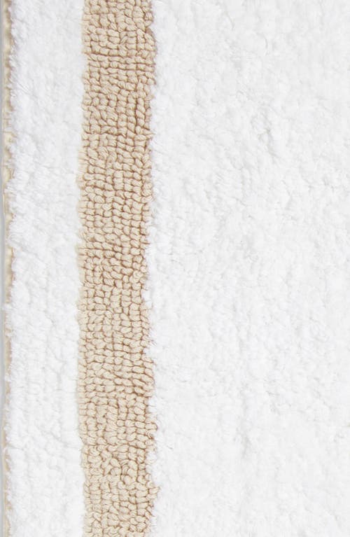Nordstrom Reversible Tufted Bath Mat In White