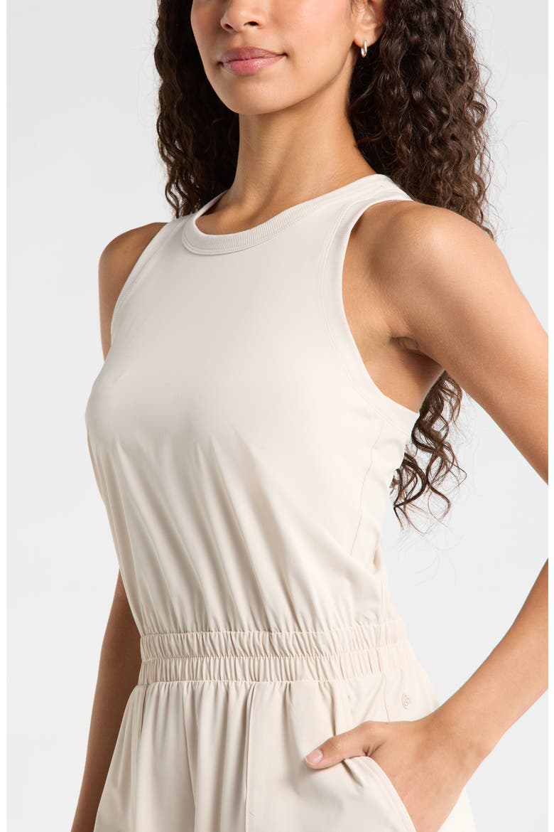 Atlas Short Romper, Alternate, color, MOONBEAM