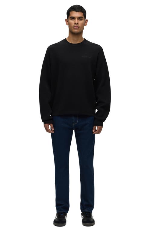 Hudson Blake Slim Straight Fit Jeans In Shadow Gray In Blue