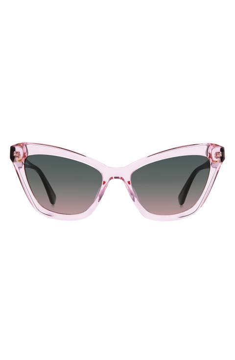 amelie 54mm gradient cat eye sunglasses
