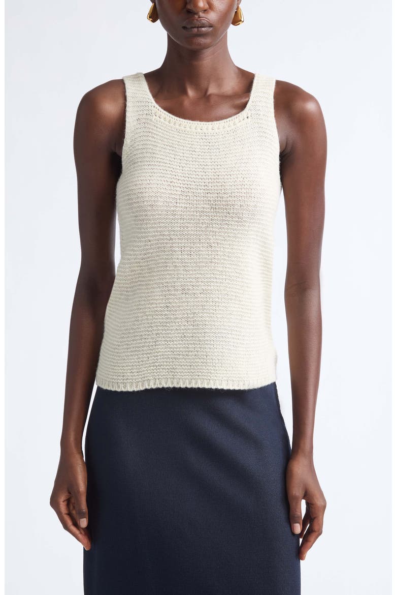 Shetland Wool Sweater Tank, Main, color, 9107 PARCHMENT