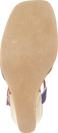 Flag Girl Platform Wedge Sandal