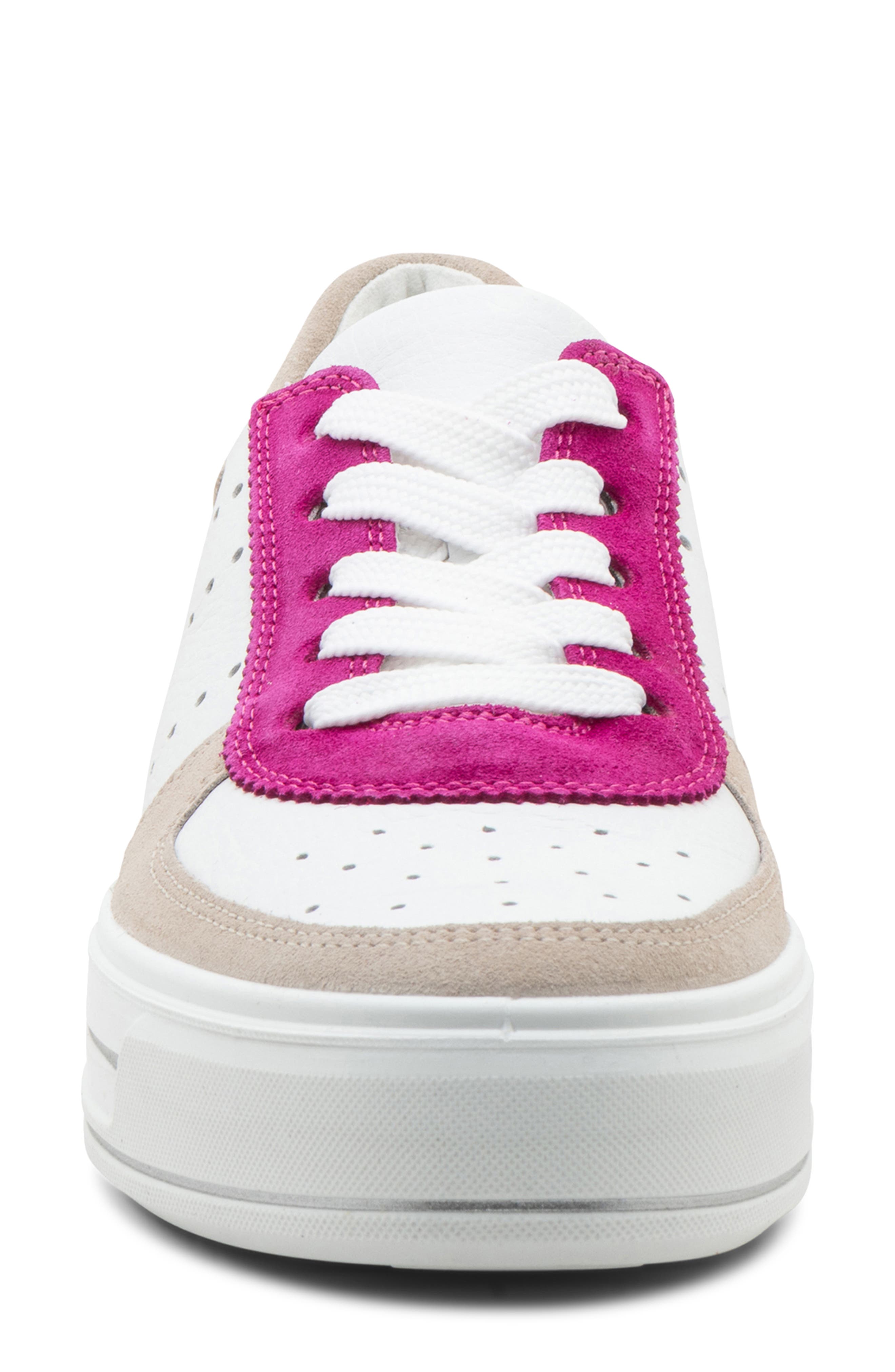 ara Calgary Platform Sneaker, Alternate, color, Pink