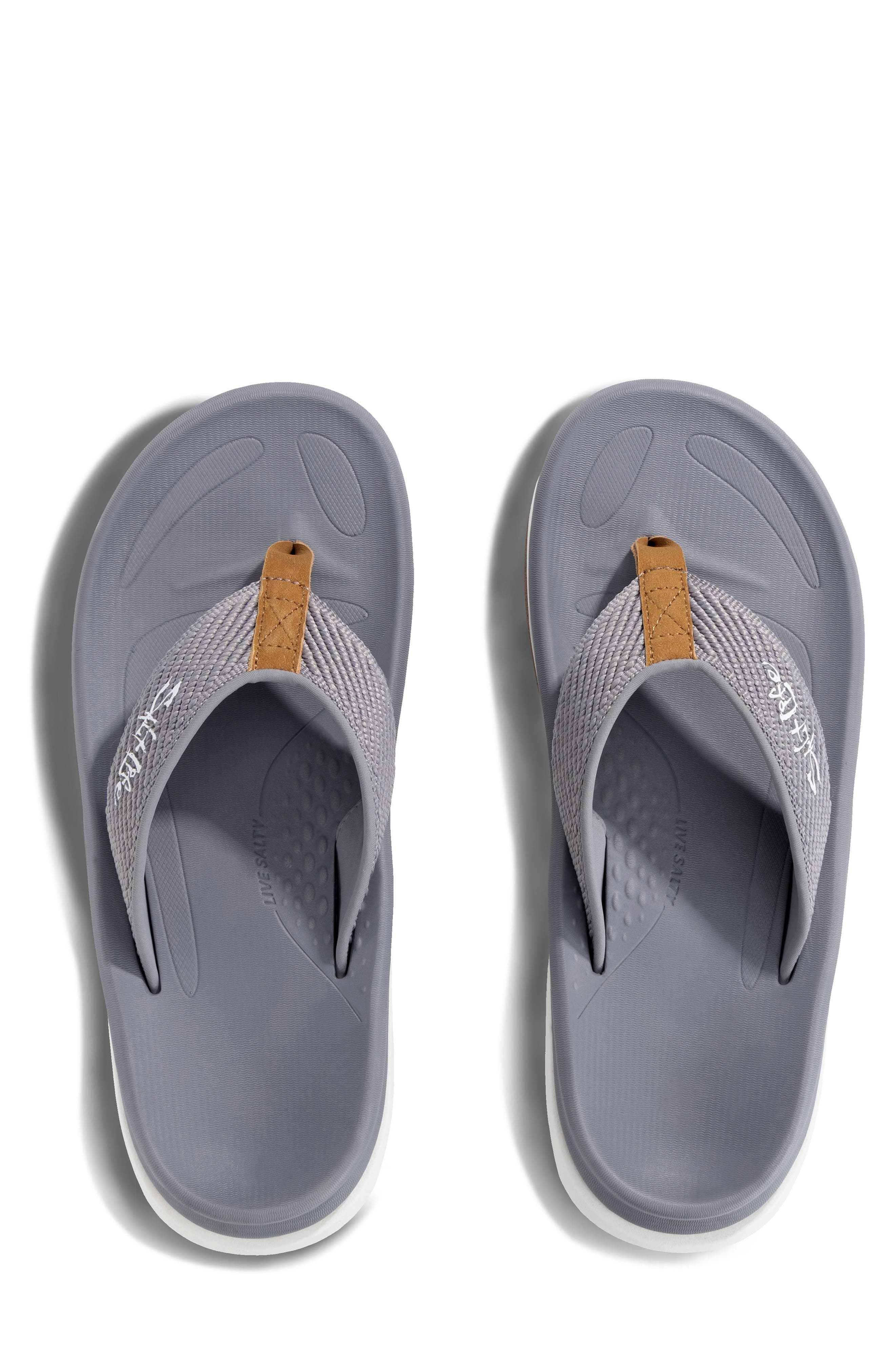The Saltwater Flip Flop, Alternate, color, GREY