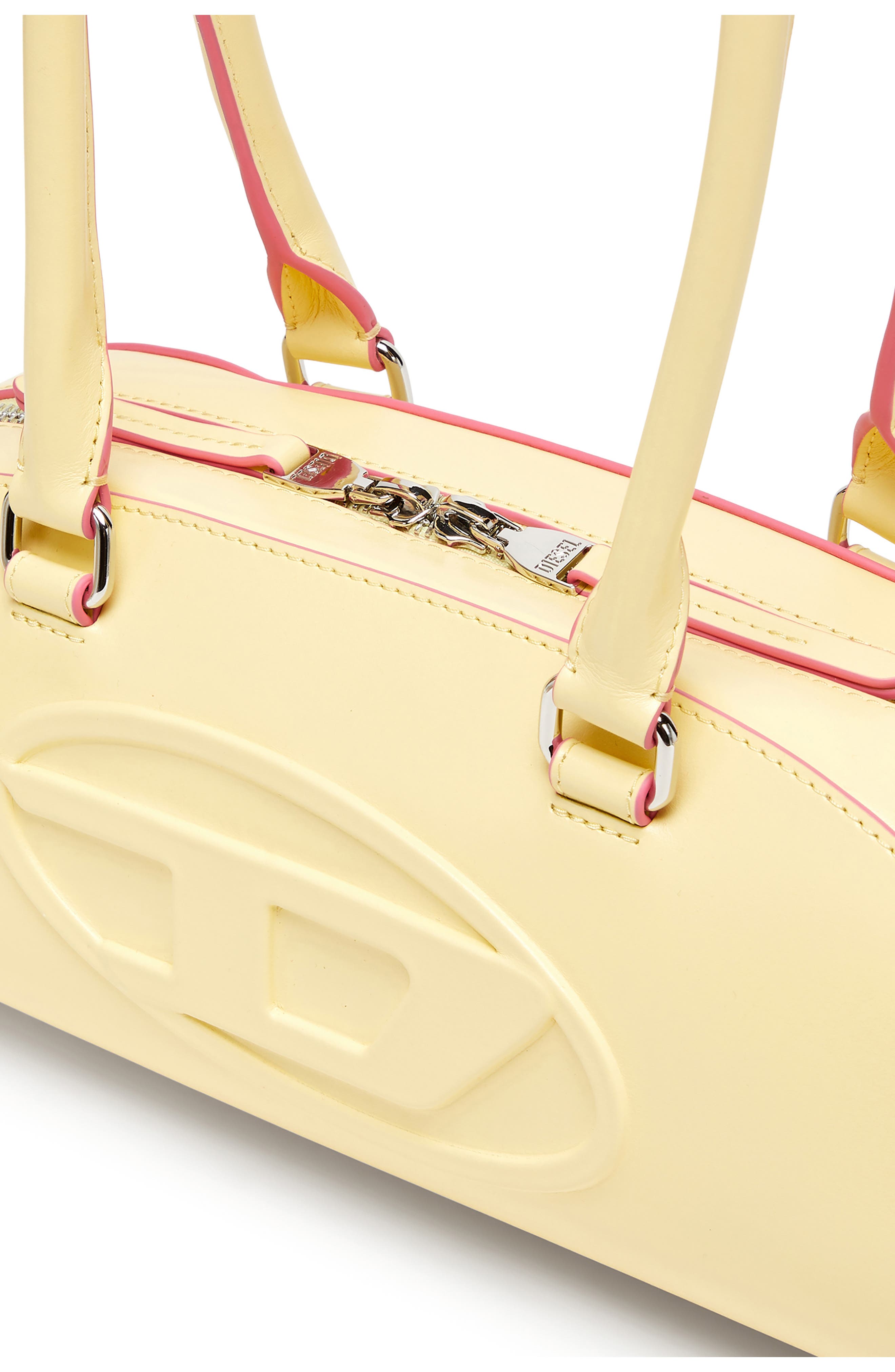 1DR 2.0 Dome East/West Leather Shoulder Bag, Alternate, color, YELLOW