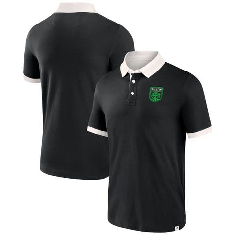 Men's Fanatics Branded Black Austin FC Second Period Polo Shirt