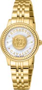 Roberto Cavalli by Franck Muller Mother-of-Pearl Bracelet Watch, 30mm