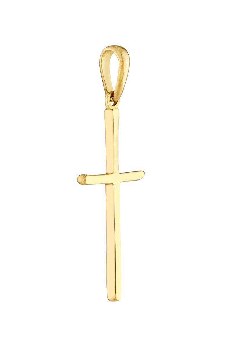 HAWLEY ST Smooth Cross Charm Pendant, Alternate, color, 