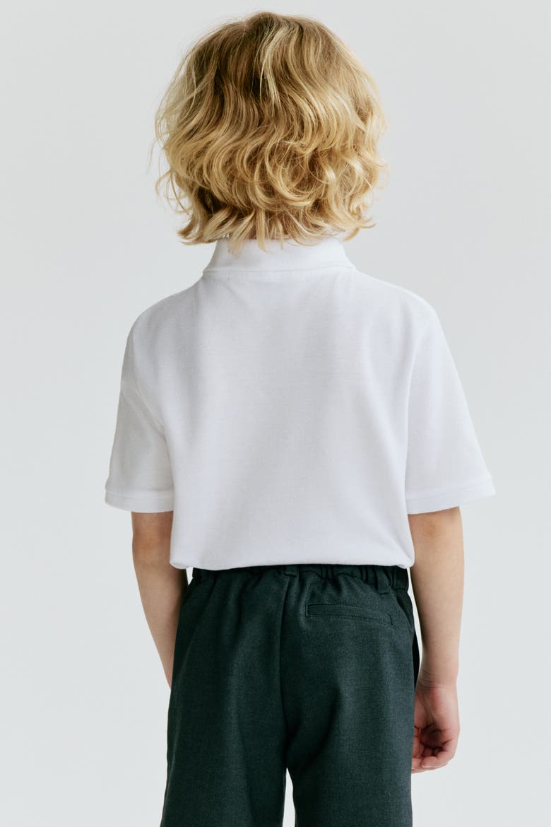 2-pack School Polo Shirts, Alternate, color, White