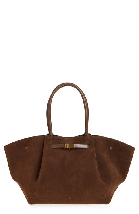【直営店買付】DeMellier☆デメリエー ミディNY モカスエード The Midi New York | Burgundy Small Grain | DeMellier