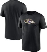 Nike Men's Nike  Black Baltimore Ravens Legend Logo Performance T-Shirt