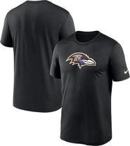 Nike Men's Nike  Black Baltimore Ravens Legend Logo Performance T-Shirt