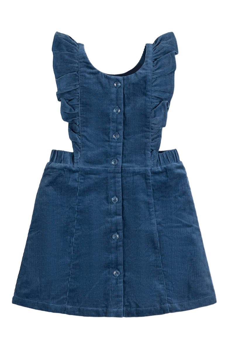 Hope & Henry Girls' Organic Corduroy Ruffle Jumper, Toddler, Alternate, color,