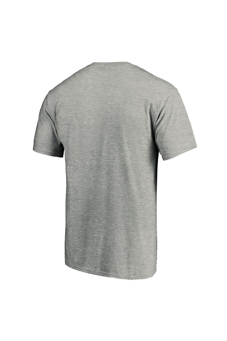 Men's Fanatics Branded Heather Gray Charlotte FC Wordmark T-Shirt, Alternate, color, Heather Gray