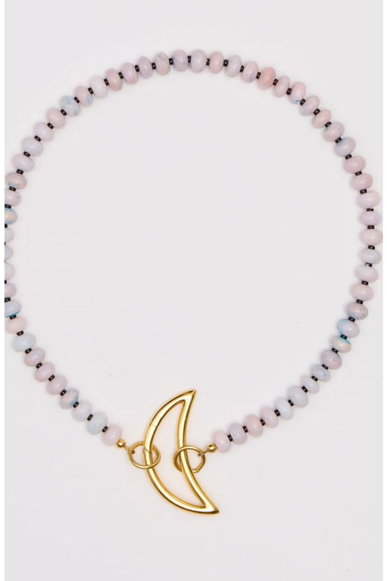 Luna Necklace, Alternate, color, Blue/Pink