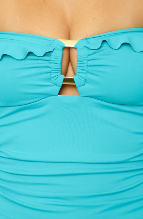 Soluna Sun Goddess One-piece Swimsuit In Blue