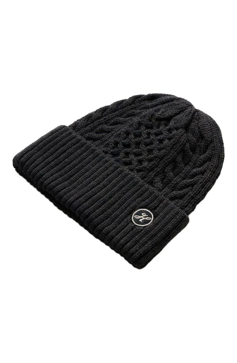 Hemlock Vulcan Cable Knit Baby Beanie, Alternate, color,