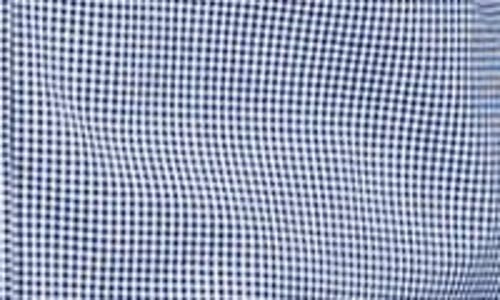 Tailorbyrd Kids' Signature Gingham Print Button-up Shirt In Blue