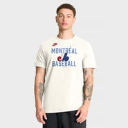 Nike Men's Nike Cream Montreal Expos Cooperstown Collection ‘70s Inspired T-Shirt