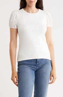 CYRUS Eyelet Sleeve T-Shirt