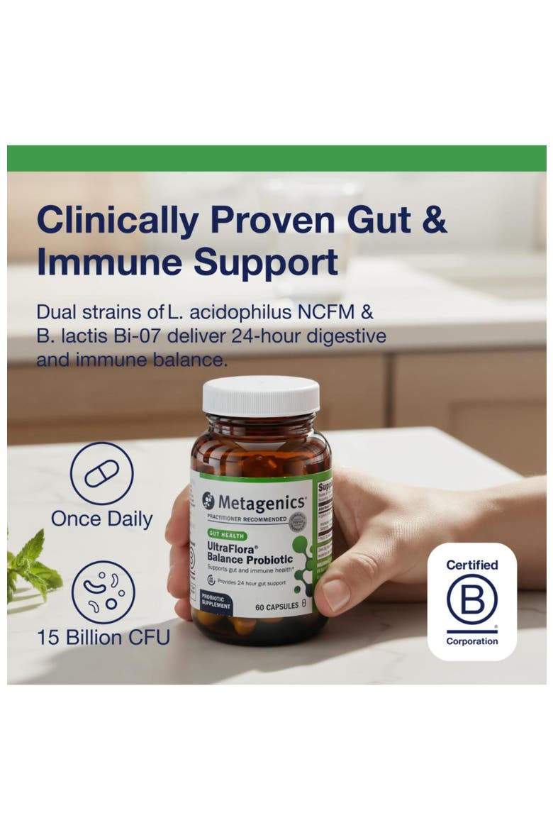 UltraFlora Balance Probiotic Shelf-Stable Daily Gut Health Supplement 60 Capsules, Alternate, color, None
