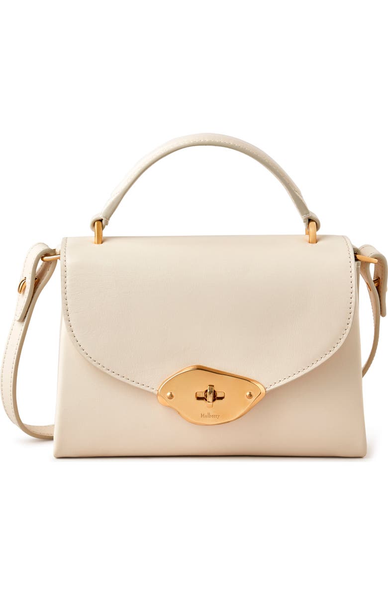 Mulberry Small Lana Top Handle Crossbody Bag, Main, color, Eggshell