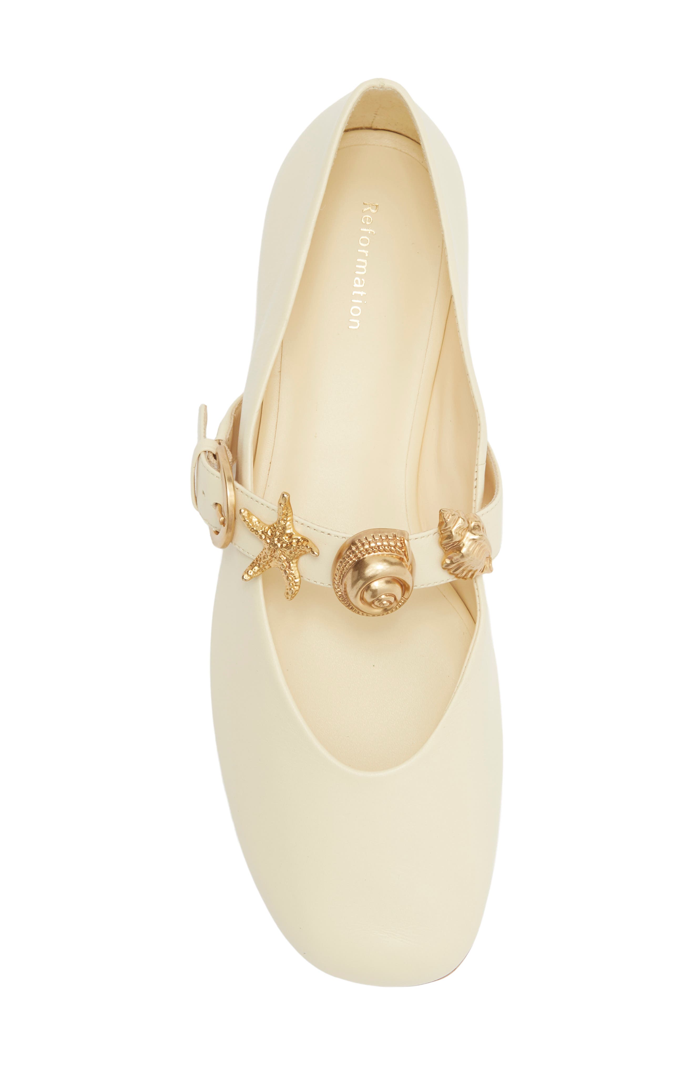 Bethany Ballet Flat, Alternate, color, CREAM PUFF SHELLS